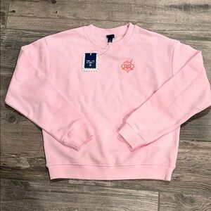 Roller Rabbit Pastel Pink Women's Crewneck Sweatshirt